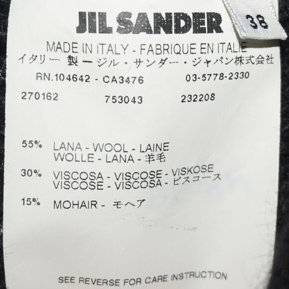 Vintage Jil Sander Wool Mohair Cardigan Sweater - Picture 4 of 6